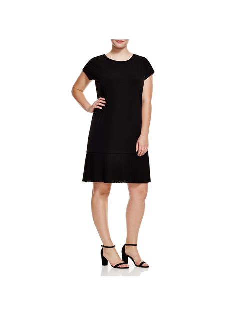 michael kors work dress|Michael Kors black pleated dress.